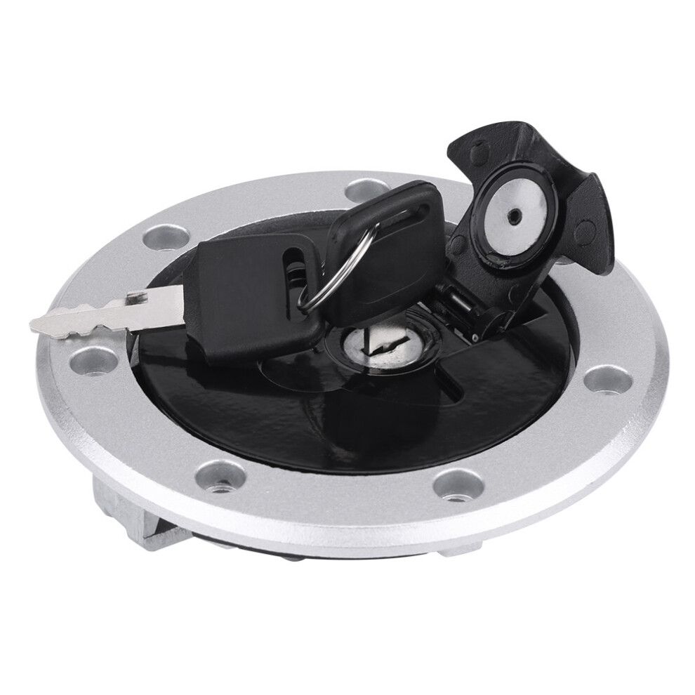 Stainlessmhigh -Quality Steel Gas Tank Cap With Key For Kawasaki Zxr750 Zzr1100. 6931392624823