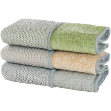 Dual-Sided Silver Microfiber Cleaning Cloth, Reusable Non-Scratch Dishwashing Rag, Multipurpose Scrubbing Pads for Kitchen, Glass, Stainless Steel
