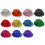 Καπέλο Fedora Καπέλο Τζαζ Καπέλο Χορού με Γκλίτερ, Πούλιες, Αναβοσβήνει LED Καπέλο για 3