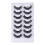 Curly False Eyelashes Natural Thick Style 7 Pairs 1