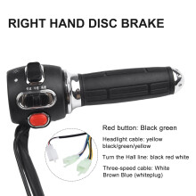 Throttle Handle Gear Switch Horn Kit for E-Bike Scooter