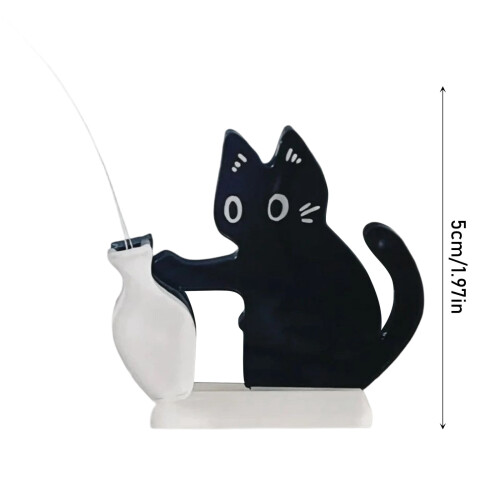 Black Cat Whiskers Holder Magnet Vase 1 Pc 1