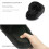 Dame hjemmesko i memory foam, sort, størrelse 6,5-8 4