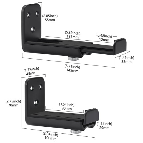 Soundbar Wall Mount Bracket Universal Wall Holder for For 1