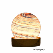 Lampe de nuit LED Lune, motif planète galaxie, réutilisable et décorative, avec intensité variable, idéale pour Noël, les fêtes, les chambres