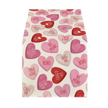 Chemin de table Cœurs pour la Saint-Valentin, 13 x 72 pouces, décoration intérieure cuisine/salle à manger – Compatible avec les thèmes de