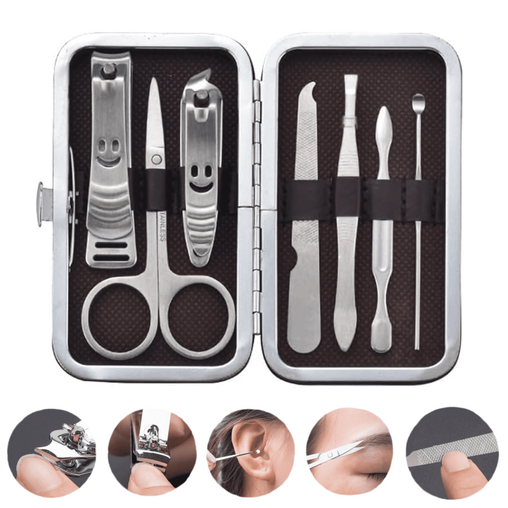 Manicure, Pedicure Kit, Nail Clippers, Professional Grooming Kit, Nail Tools with Luxurious Travel Case