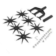 Ergonomic Soil Cultivation Tool Adjustable Hose Support Brackets For Deep Tillage Garden Hand Tool With Durable ABS Construction Easy To Assemble