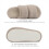Γυναικείες παντόφλες Memory Foam Fuzzy Μαύρες, μέγεθος 6,5-8 3