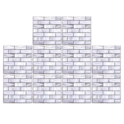 Αποκολλώμενα πλακάκια backsplash για κουζίνα, αυτοκόλλητα πλακάκια τοίχου, χοντρά