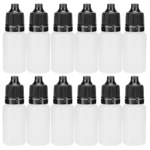 Good Sealing Performance Squeezable Dropper Bottles Portable Liquid Containers Reusable Empty Dropper Bottles With Lids Plugs Suitable For Solvents