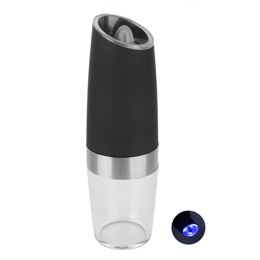 Modern Automatic Salt and Pepper Mill Set LED Light Ceramics Grinding Core Battery Powered Rotatable Adjustment For Dinner Table Kitchen Counter Use-image-OPC-PSBRTBT-NEW