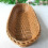Χειροποίητο καλάθι Imagination Rattan καφέ, πολλαπλών χρήσεων, οργανωτής σνακ με λείους 2