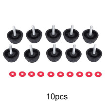 10Pcs Screw Caps Covers with Gaskets for Fishing Reel Handle, Screw Nut, Reel Handle Screw