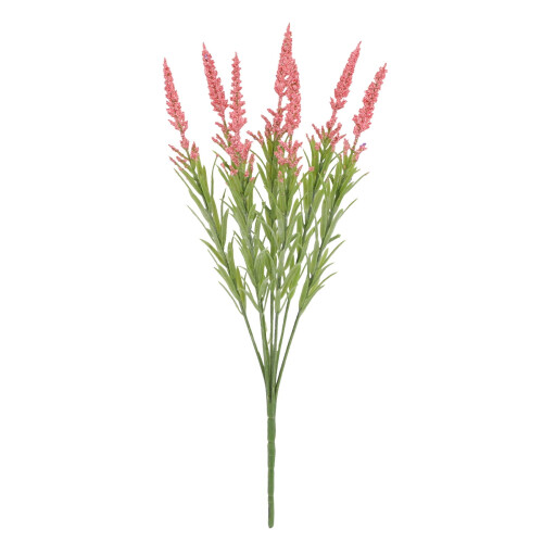 Hastes artificiais de lavanda de 35 cm (14 polegadas) com arame flexível, decoração floral realista para arranjos em vasos e festas. 2