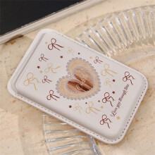 INS Cute Magnetic Card Holder Accessories For Magsafe Wireless Charge Case For compatible with iPhone 15 14 13 Pro Max Wallet Card Holder Slot