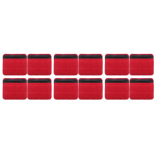 12Pcs Durable Red Sponge Chin Pads for Cycling Ski Motorcycle