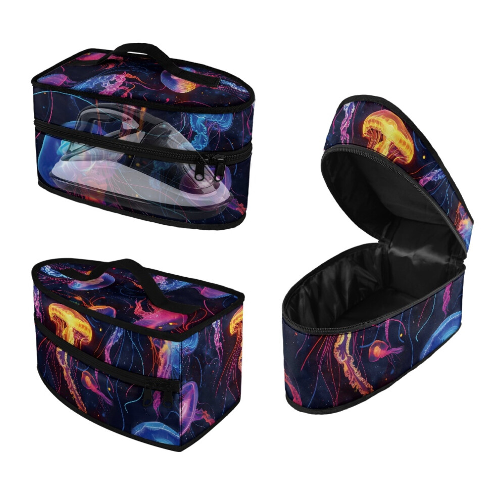 Neon Jellyfish Travel Steamer Storage Bag Universal for Most Iron (11.8x6.69x5.5 In) Outing, Case Only