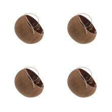 4Pièces Pots Suspendus En Coquille De Noix De Café Pour Plantes