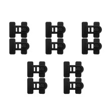 10Pcs Fridge Child Safety Locks Black Babyproof Refrigerator Door Lock