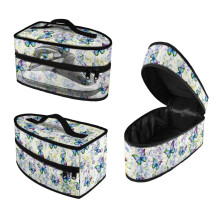 Butterfly Print Steam Iron Case Portable Travel Steamer Carrier Bag with Handle Handheld Iron Storage Case Iron Accessories, Case Only