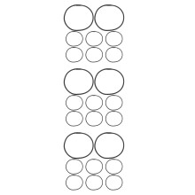 24Pcs Easy Install Shockproof Rubber Bands for Microphone Shock Mounts