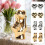 Ceramic Heart Figurines Minimalist 2 pcs 1
