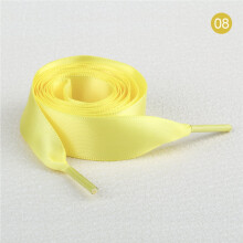 2 Pairs 3/4" Wide Satin Ribbon Shoelaces Flat Colorful Shoe Laces for Women Girls, Length 47.24"