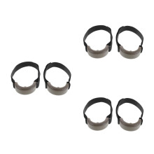 6Pcs Universal Fit Grey Work Boot Toe Guards for Foot Protection