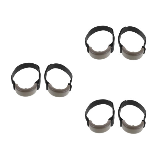 6Pcs Universal Fit Grey Work Boot Toe Guards for Foot Protection