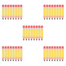 40Pcs Yellow Inflatable Pencil Back to School Classroom Props