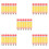 40Pcs Yellow Inflatable Pencil Back to School Classroom Props 1
