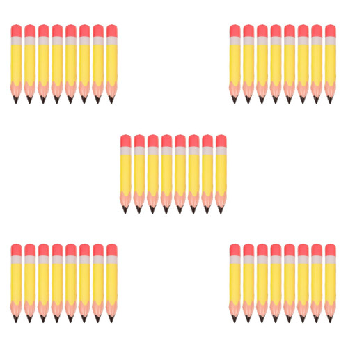 40Pcs Yellow Inflatable Pencil Back to School Classroom Props