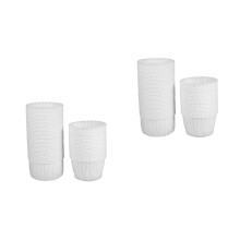 120Pcs White Oil-Proof Non-Stick Cake Cups for Baking Muffins Desserts