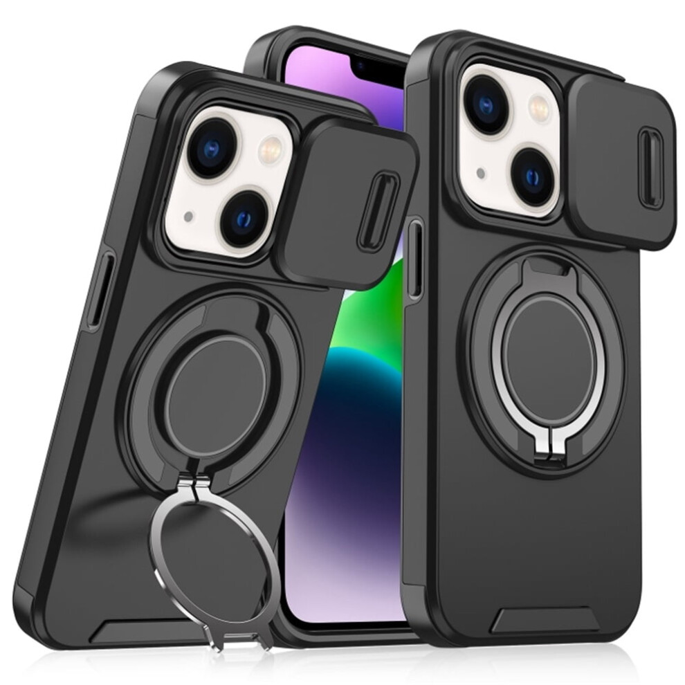 Iphone 14 (6.1") Heavy Duty Shockproof Case With Slide 908436832151