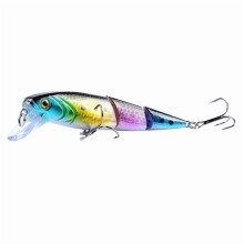 Swimming Lures Multi Jointed Swimbaits with Hook 10.5cm Fishing Lure Artificial Hard Baits for Trout