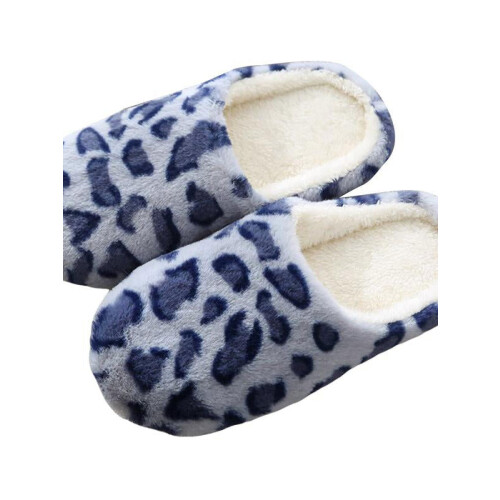 Γυναικείες παντόφλες Fuzzy House Memory Foam, παπούτσια υπνοδωματίου με επένδυση από γούνα