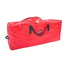 Sac de rangement pour petit sapin de Noël, 1,5 m, robuste, réutilisable et imperméable, pour petit sapin artificiel (165 x 76 x 38 cm), rouge