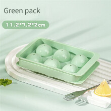 Large Ice Square Molds, 2 INCH Space-Saving Whiskey Ice Square Mold, Leak-Free Round Ice Square Khaki Ice Tray