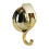 Suction Cup Hook Gold-Plated Flower Design 1 Pack 1