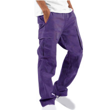 Cargo Pants For Men 2023 PURCOLT Plus Size Solid Casual Multiple Pockets Outdoor Straight Type Fitness Pants Cargo Pants Trousers Up to 65% off
