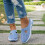 Willtoo Women's Orthopedic Sneakers Light Blue Size 5.5W 5