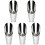 5Pcs Small Garden Buckets Silver Soil Dig Lightweight Portable 1