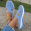 Willtoo Women's Orthopedic Sneakers Light Blue Size 5.5W 6