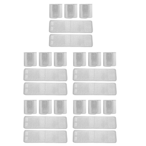 25Pièces Isolation Pot Plante Argent Fermeture Réglable