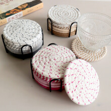 Boutique Clearance Keukenmatten Set (8-delig) met Opbergrek, Onderzetters en Pannenlappen van 20 cm – Geschikt voor alle soorten kookgerei