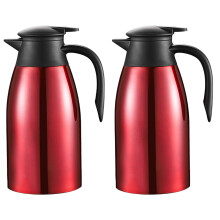 2St Isolerende Rood Roestvrijstalen Waterfles Duurzaam