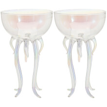 2St Transparante Cocktailglazen Jellyfish Elegant Voor Bruiloften