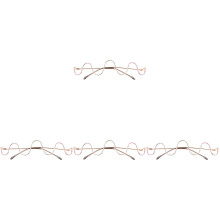 4Paires Monture Lunettes Photo Métal Design Élégant