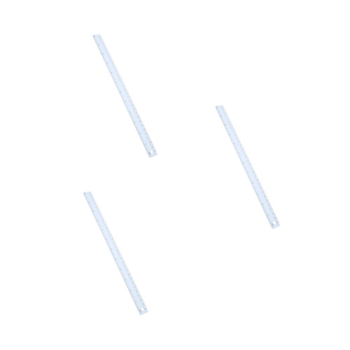 3Pièces Règles Aluminium Ciel Matériel Solide Accessoire